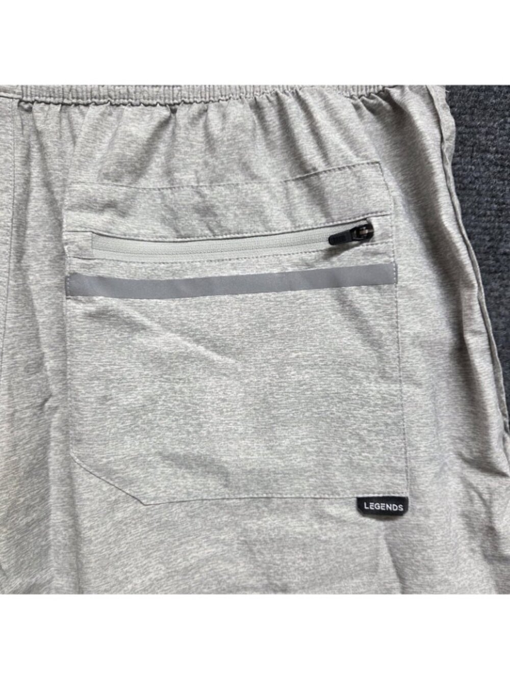 Legends Shorts Men XL Gray Unlined 7" Luka Athletic Running Gym Casual A2 - Picture 8 of 10